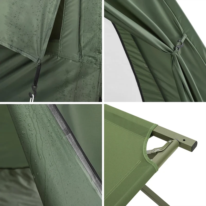 Lit de camp hybride avec tente 3 en 1 pour 1 personne "SoBuy - OGS32-II"