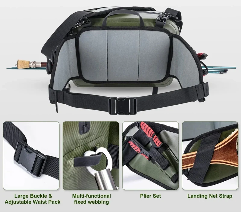 Sac de taille / sac banane étanche IPX8 et multifonctionnel "Goture - E11558"