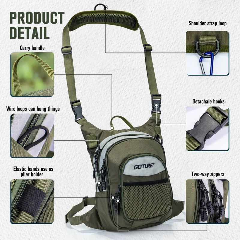 Sac poitrine ultra-léger et imperméable "Goture - E11517"