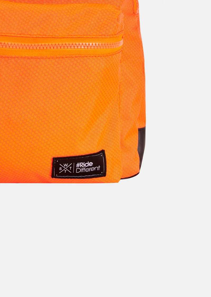 Grand Sac à dos Jawstwo - Orange Fluo Carbone