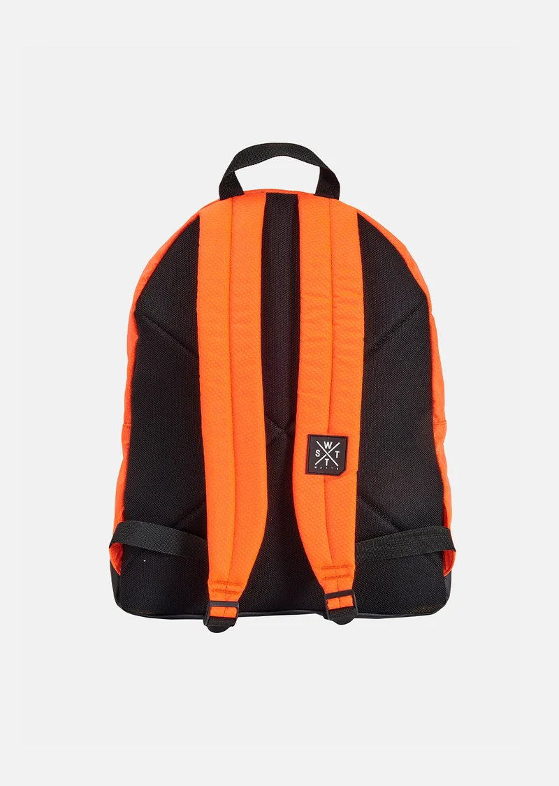 Grand Sac à dos Jawstwo - Orange Fluo Carbone