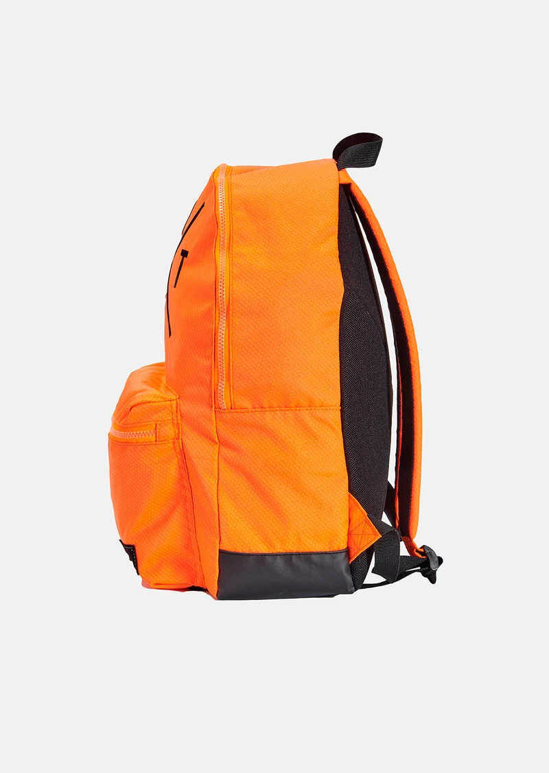 Grand Sac à dos Jawstwo - Orange Fluo Carbone