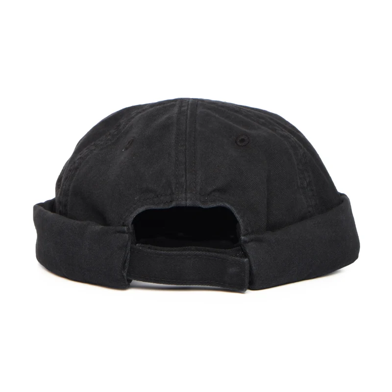 Bonnet Miki Breton en Coton noir STETSON