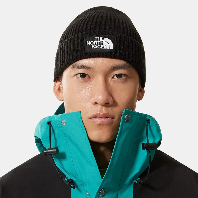 Bonnet Marin à Revers TNF Logo Box noir THE NORTH FACE