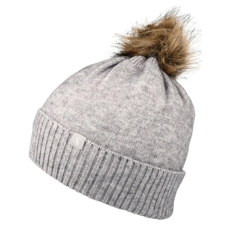 Bonnet à Pompon Abeilles Stafford gris JOULES