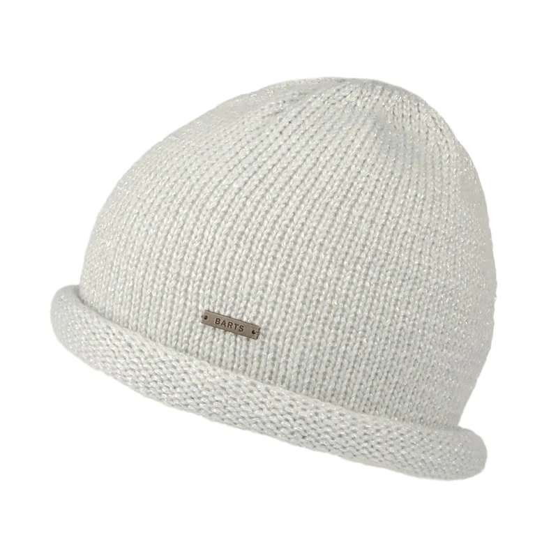 Bonnet Soft Roll Hevenli argenté BARTS