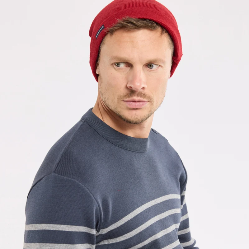 Bonnet en Pure Laine Lannion rouge ARMOR LUX