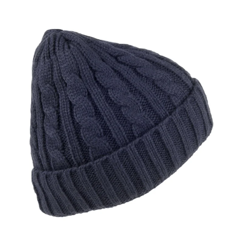 Bonnet à Torsades bleu marine JAXON & JAMES