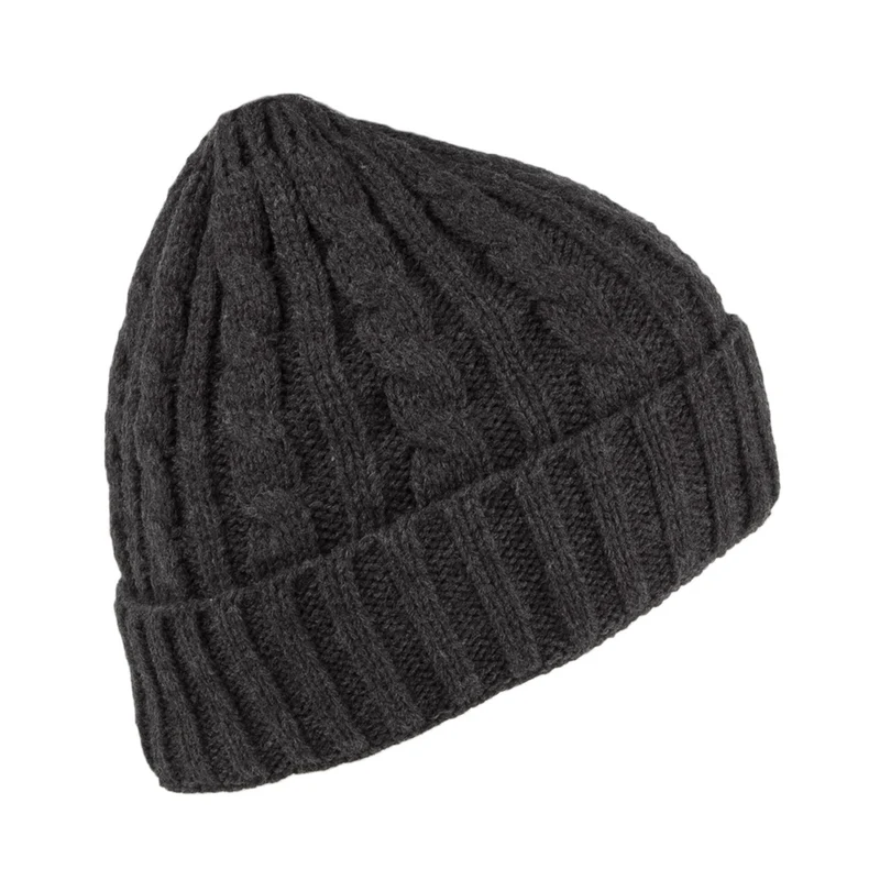 Bonnet à Torsades gris foncé JAXON & JAMES