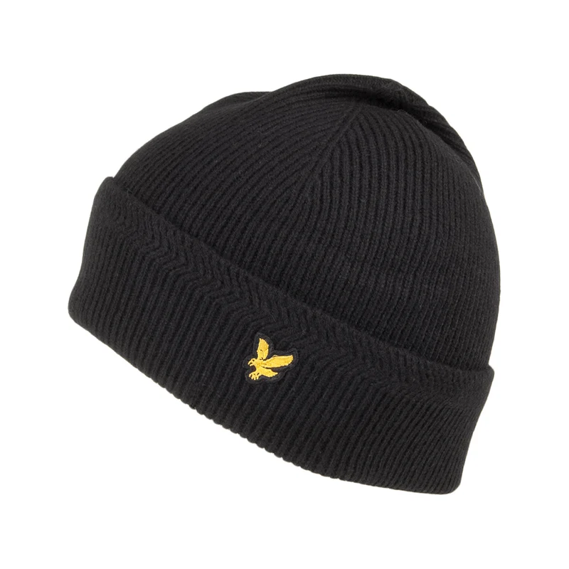 Bonnet Côtelé Racked noir LYLE & SCOTT