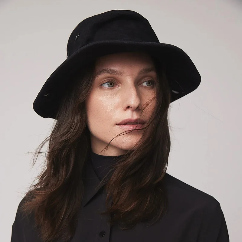 Chapeau Été Pliable T3 Wanderer noir TILLEY