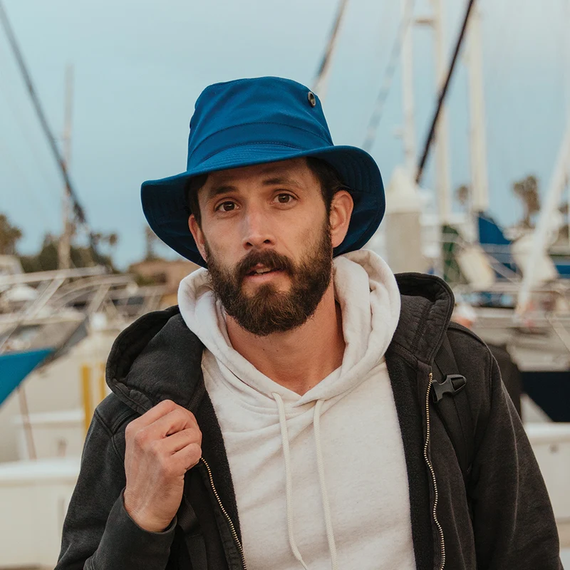 Chapeau Été Pliable Polaris bleu marine TILLEY