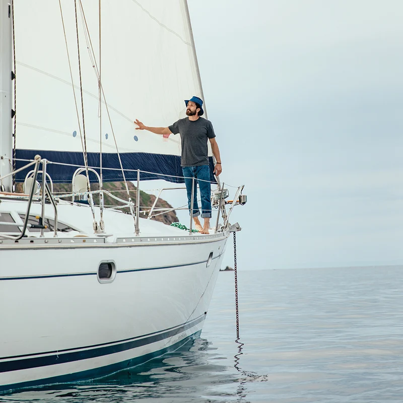 Chapeau Été Pliable Polaris bleu marine TILLEY