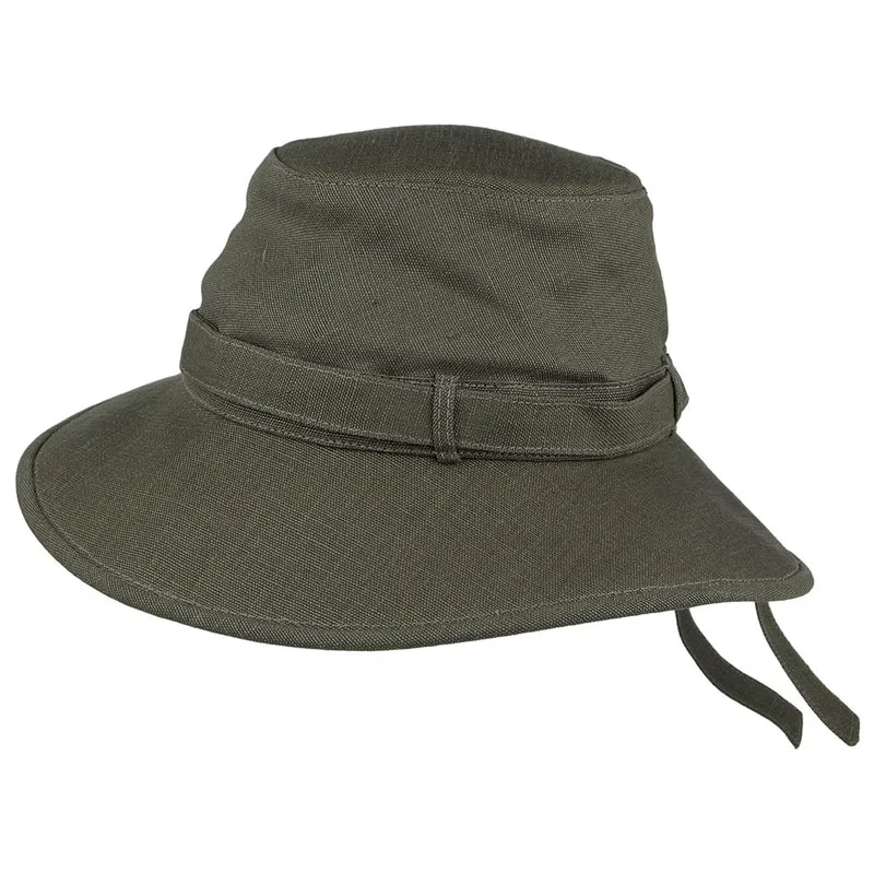 Chapeau Été en Chanvre Melanie TH9 olive TILLEY