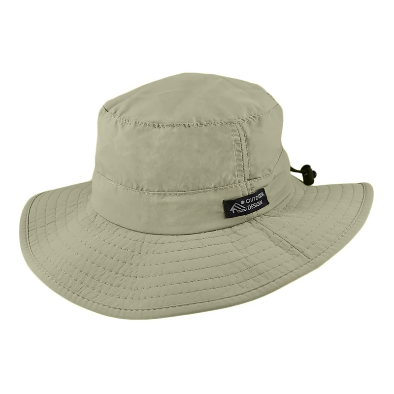 Chapeau Bob Boonie Pliable à Bord Large Evergreen khaki DORFMAN PACIFIC