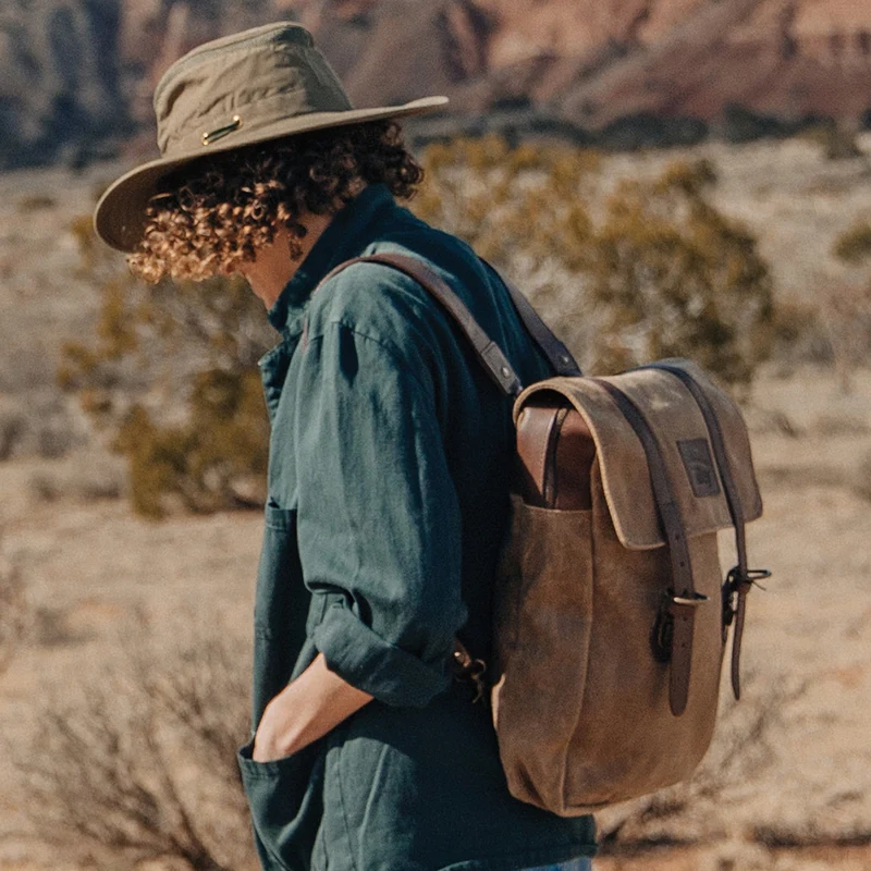 Chapeau Été Pliable LTM6 Airflo olive TILLEY