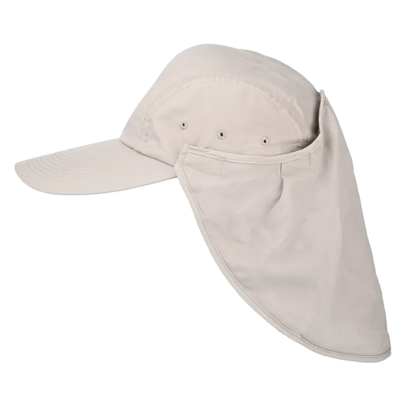 Casquette Saharienne à Rabat Amovible khaki DORFMAN PACIFIC