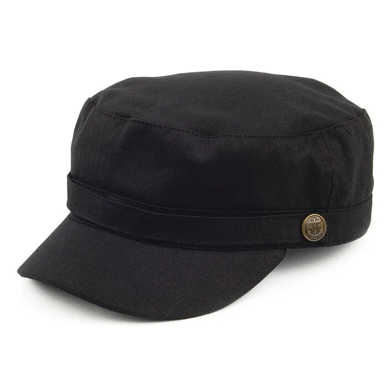 Casquette Militaire à Chevrons noir JAXON & JAMES