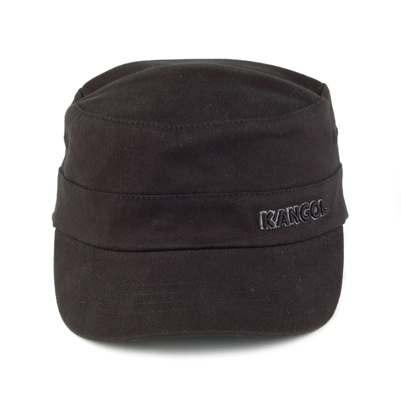 Casquette Militaire en Coton Sergé noir KANGOL