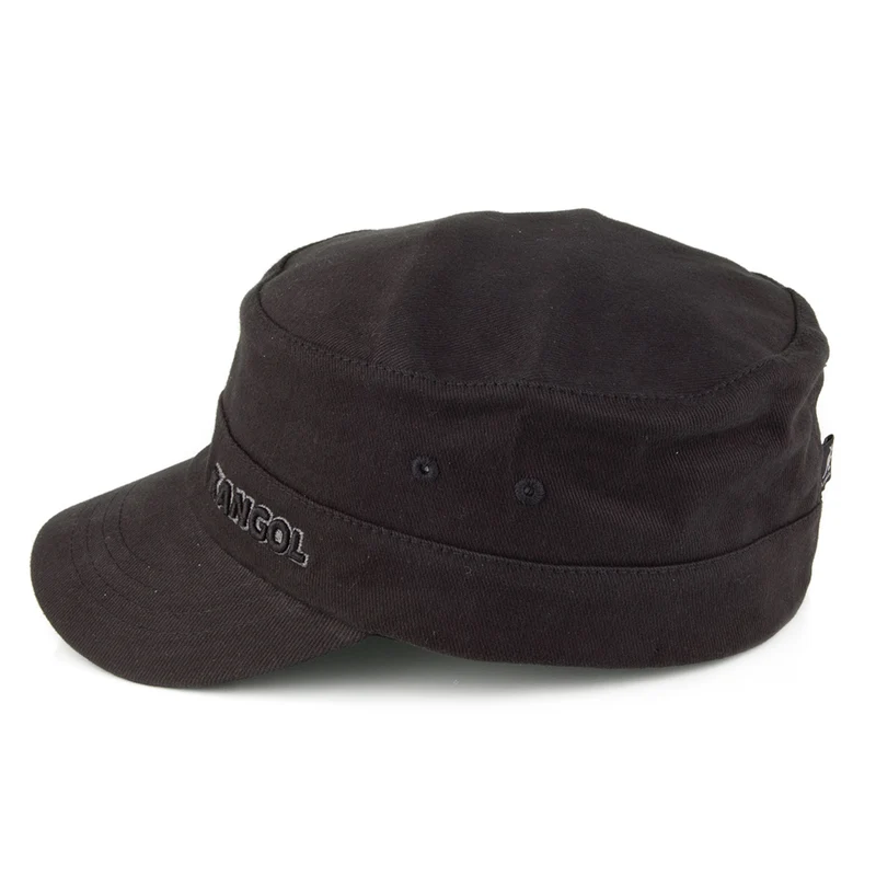 Casquette Militaire en Coton Sergé noir KANGOL