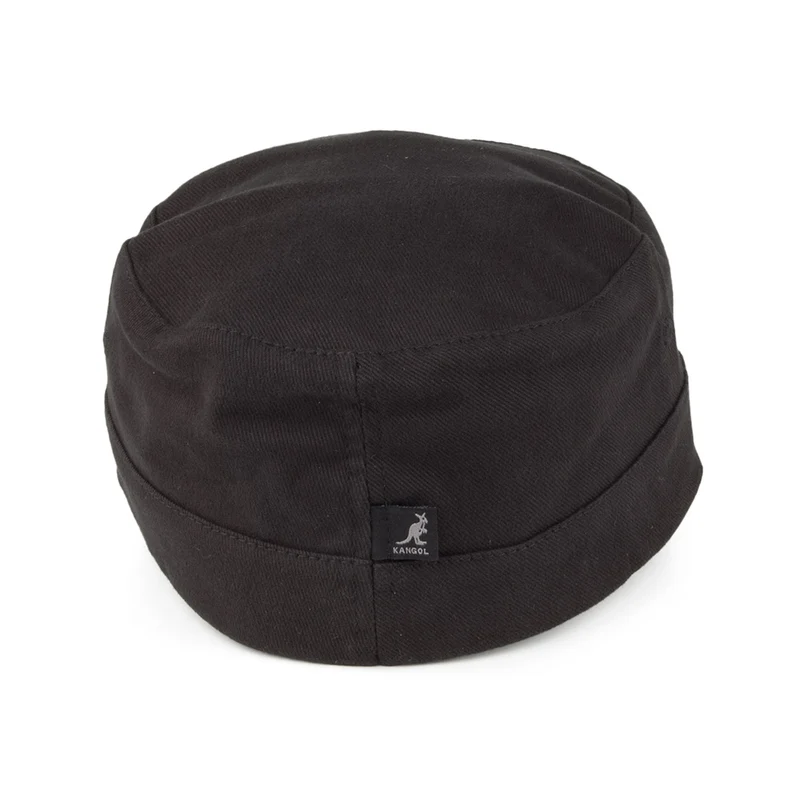 Casquette Militaire en Coton Sergé noir KANGOL