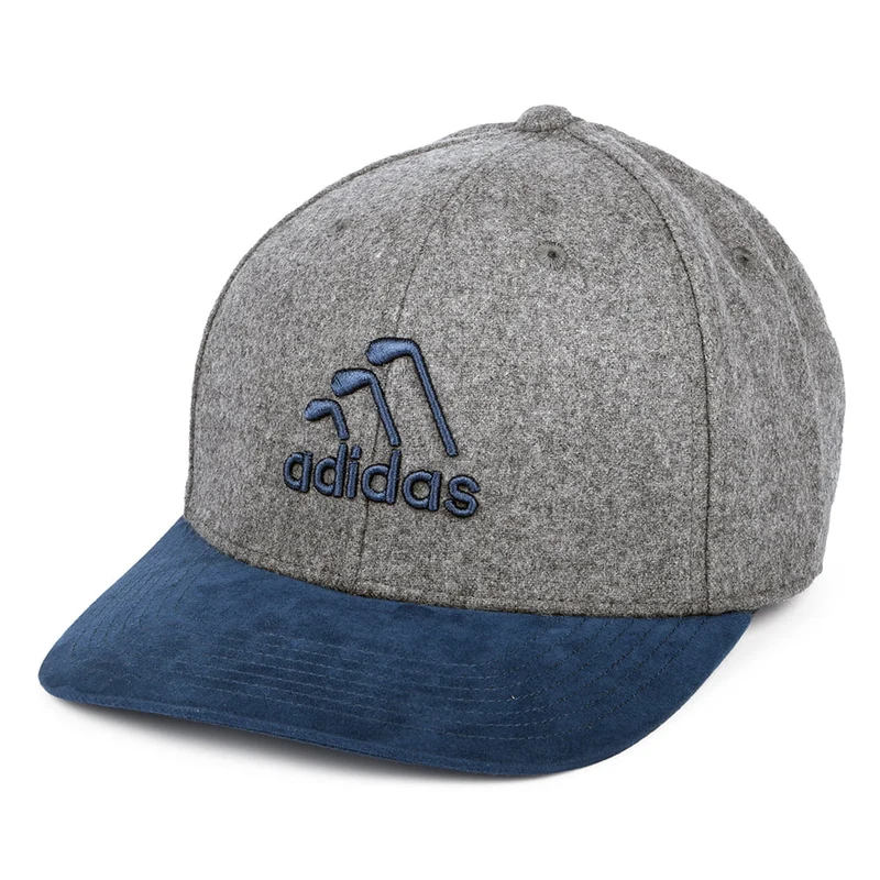 Casquette Snapback 3 Stripe Club gris chiné ADIDAS