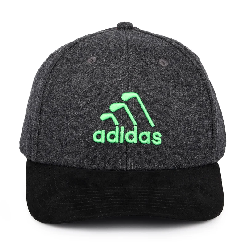Casquette Snapback 3 Stripe Club noir chiné ADIDAS