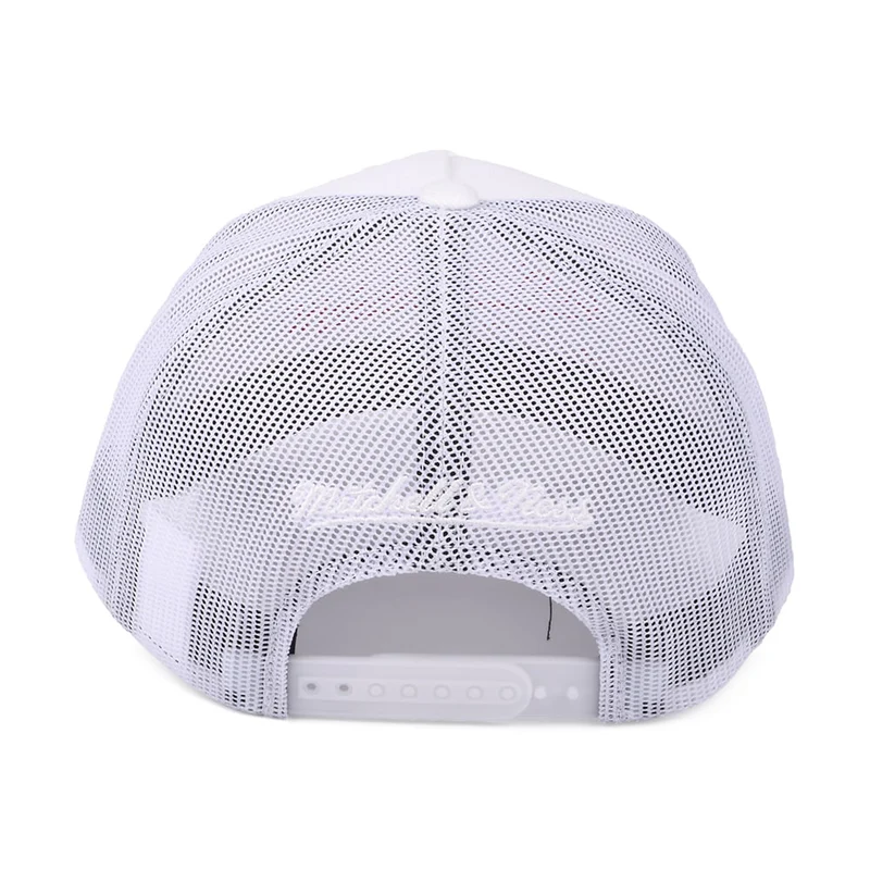 Casquette Trucker Branded Box Logo Classic blanc MITCHELL & NESS