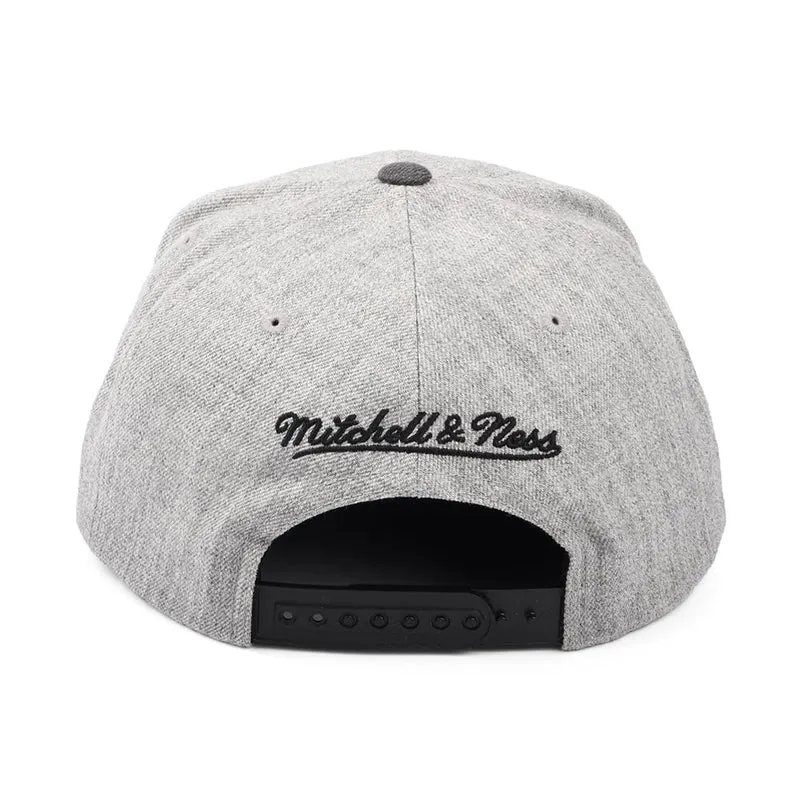 Casquette Snapback NBA Dual Heather Chicago Bulls gris chiné MITCHELL & NESS