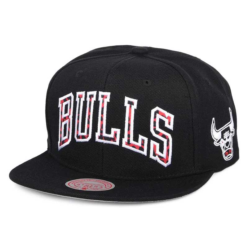 Casquette Snapback NBA Wildback Chicago Bulls noir MITCHELL & NESS