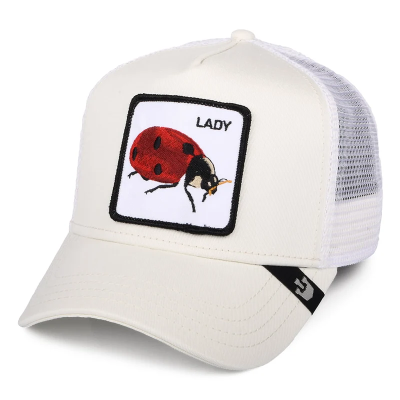 Casquette Trucker Spot Ladybug ivoire GOORIN