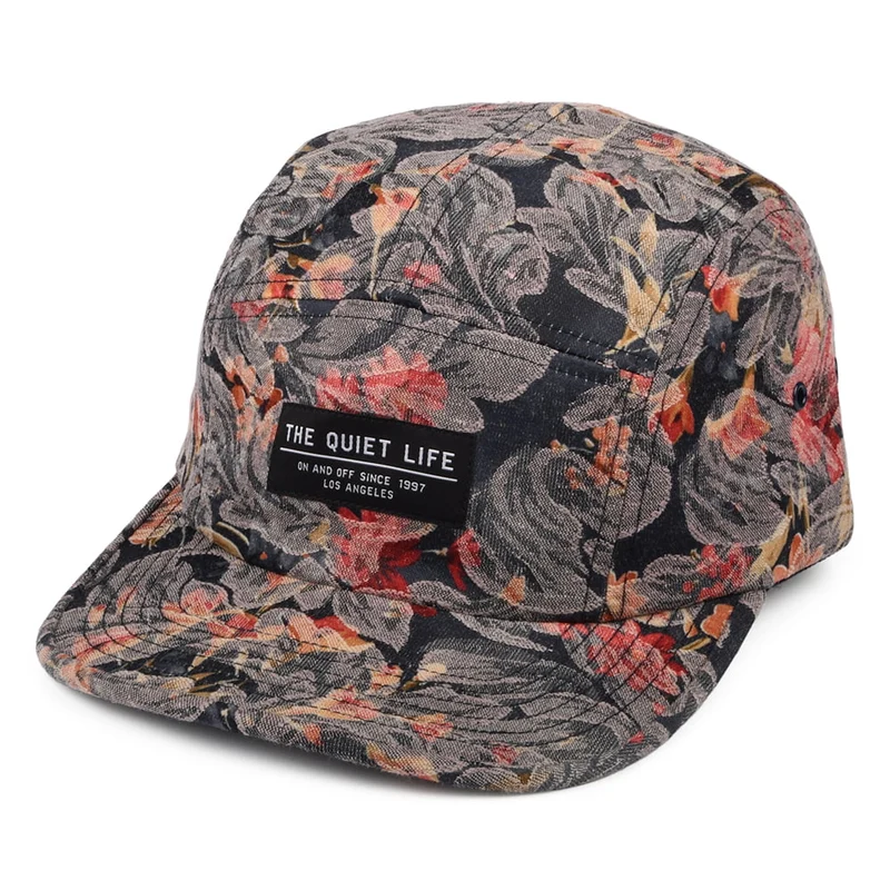 Casquette 5 Panel Denim Baroque floral THE QUIET LIFE