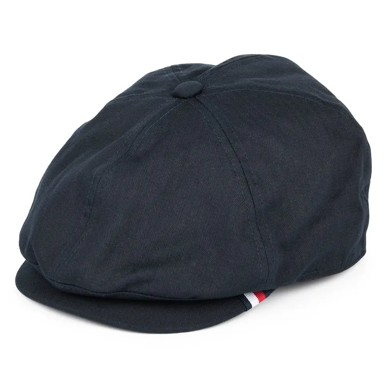 Casquette Gavroche en Coton à Chevrons bleu marine foncé TOMMY HILFIGER