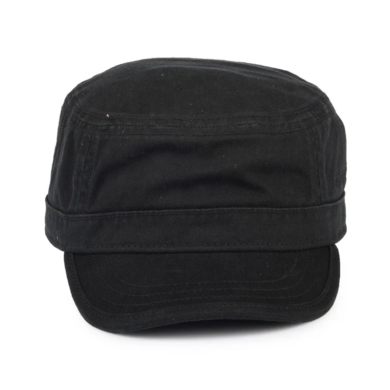 Casquette Militaire en Coton noir STETSON