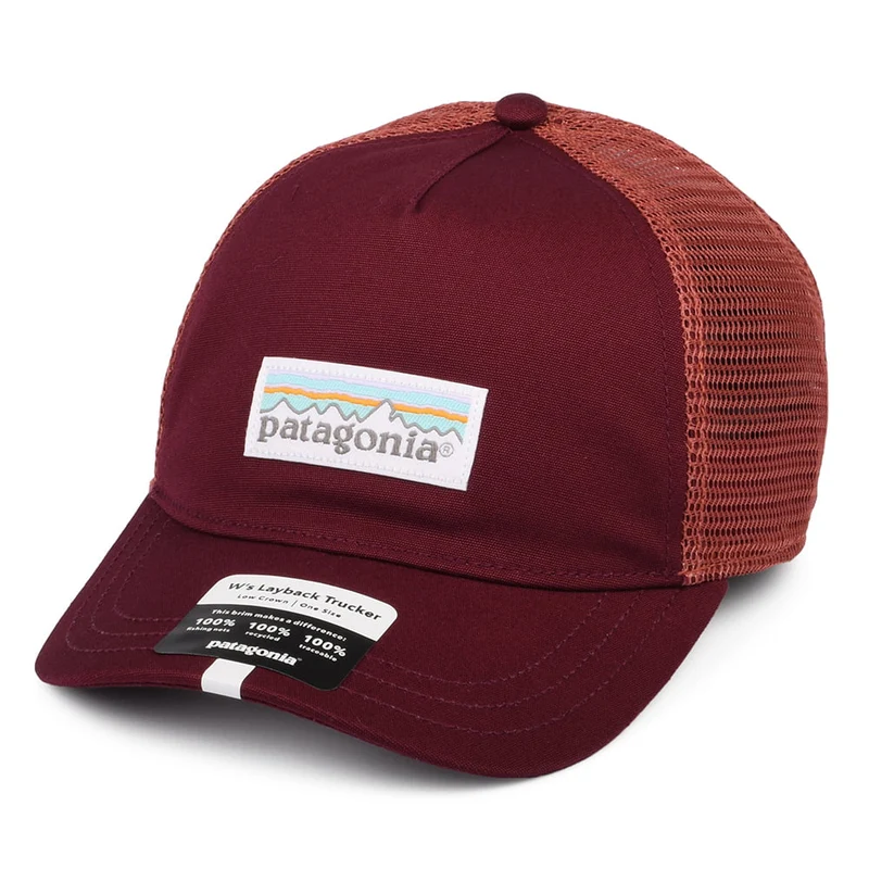 Casquette Trucker Femme Pastel P-6 Label Layback rouge PATAGONIA