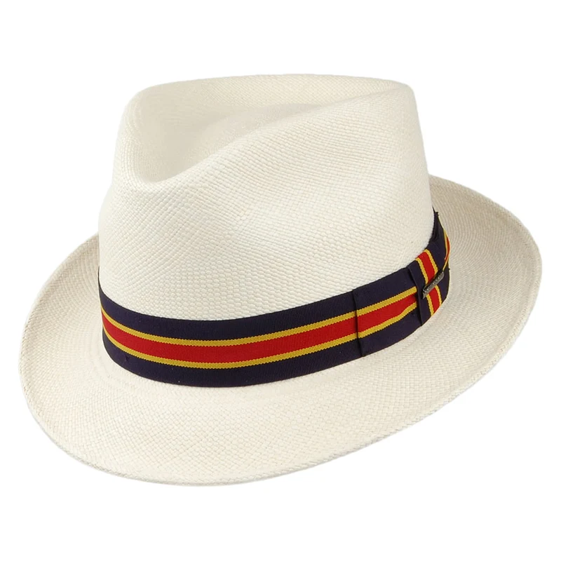 Chapeau Trilby Panama Player décoloré STETSON