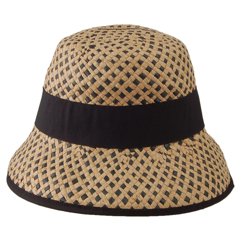 Chapeau Été Bridgitte naturel-noir BETMAR