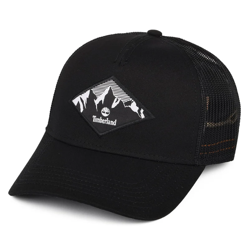 Casquette Trucker Diamond Landscape Patch noir TIMBERLAND
