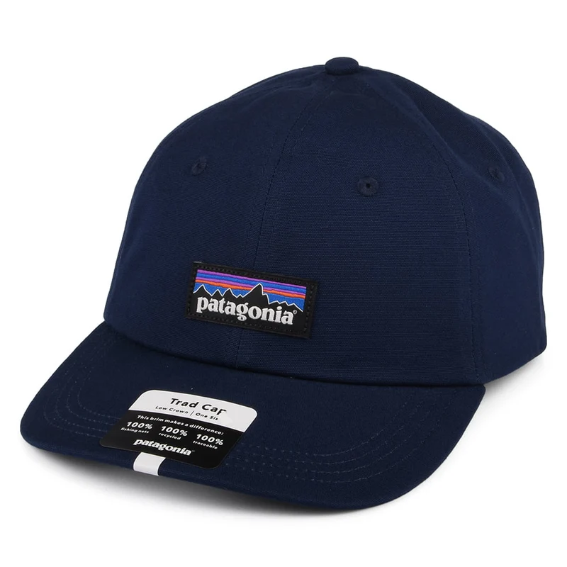 Casquette en Coton Bio P-6 Label Trad bleu marine PATAGONIA