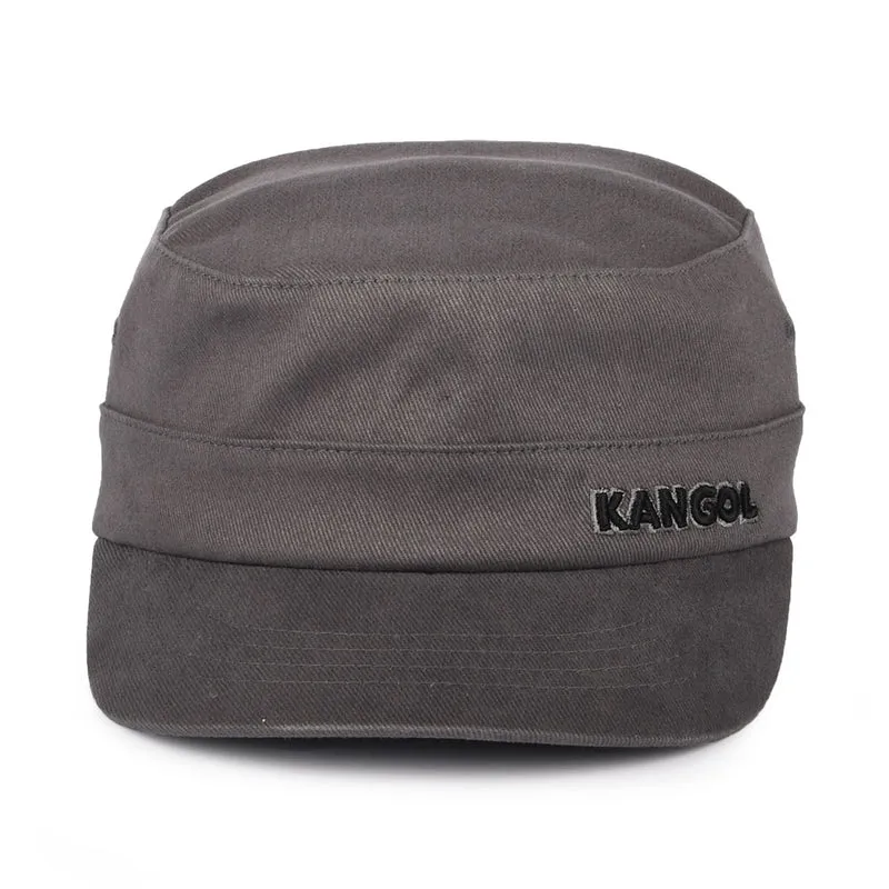 Casquette Militaire en Coton Sergé gris KANGOL
