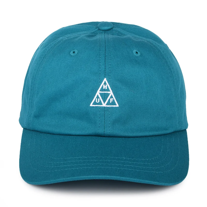 Casquette à Visière Incurvée Mini Triple Triangle bleu sarcelle HUF