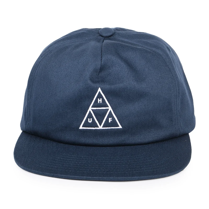 Casquette Snapback Non Structurée Triple Triangle bleu marine HUF