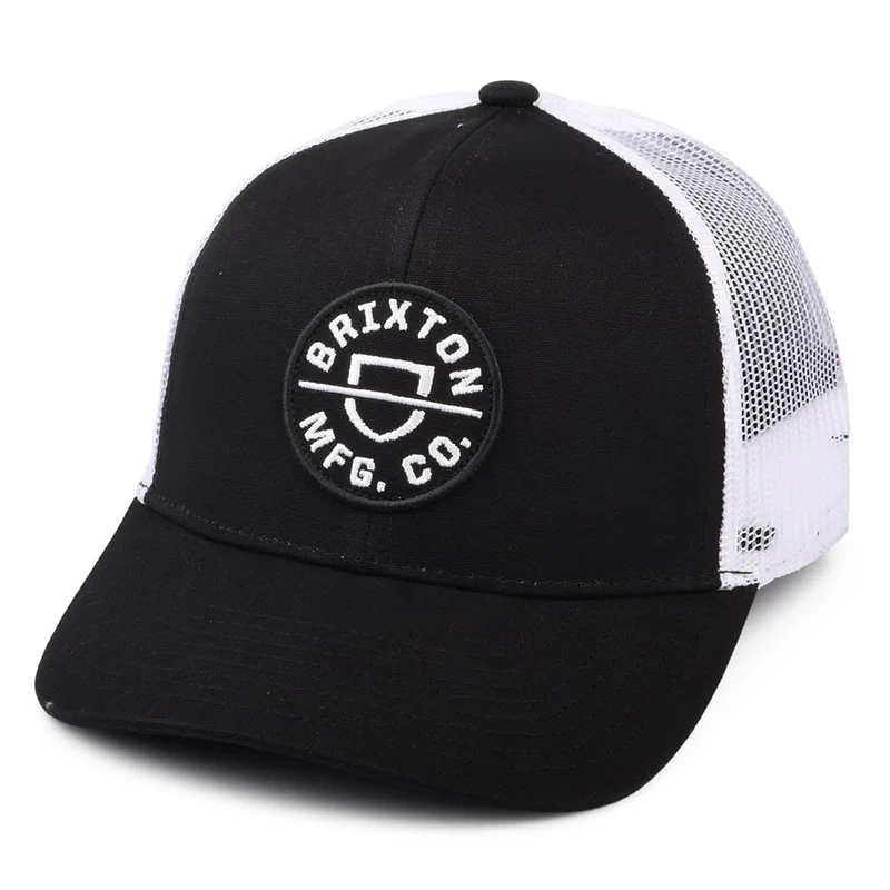 Casquette Trucker Crest NetPlus MP noir-blanc BRIXTON