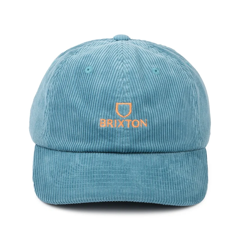 Casquette en Velours Côtelé Alpha LP bleu clair BRIXTON