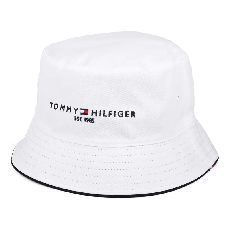 Chapeau Bob Réversible TH Established blanc TOMMY HILFIGER