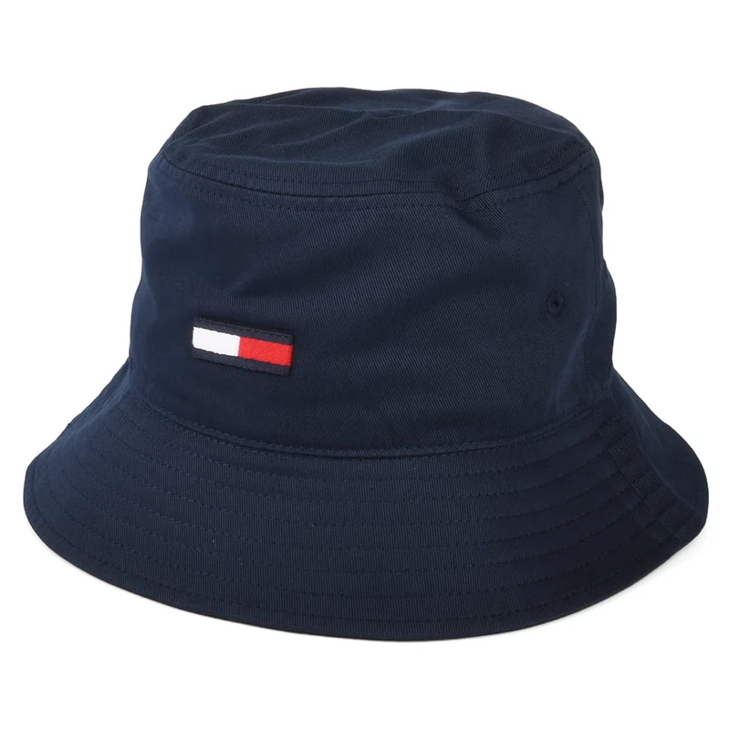 Chapeau Bob en Coton Bio TJM Flag bleu marine TOMMY HILFIGER