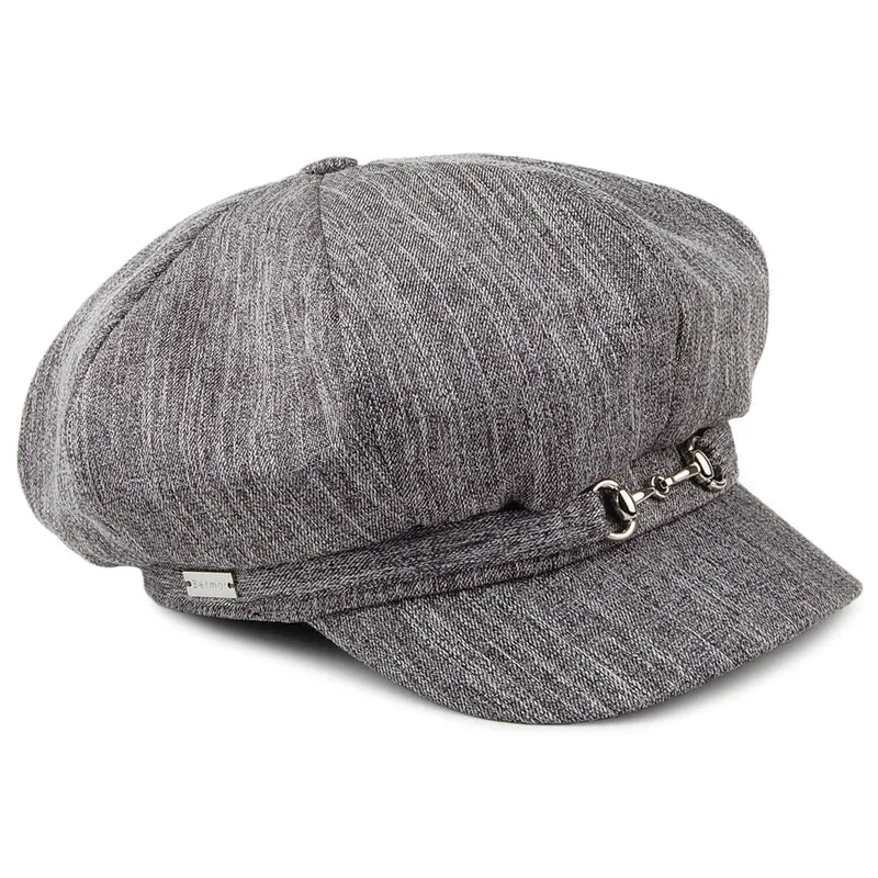 Casquette Gavroche Jocelyn noir-blanc BETMAR