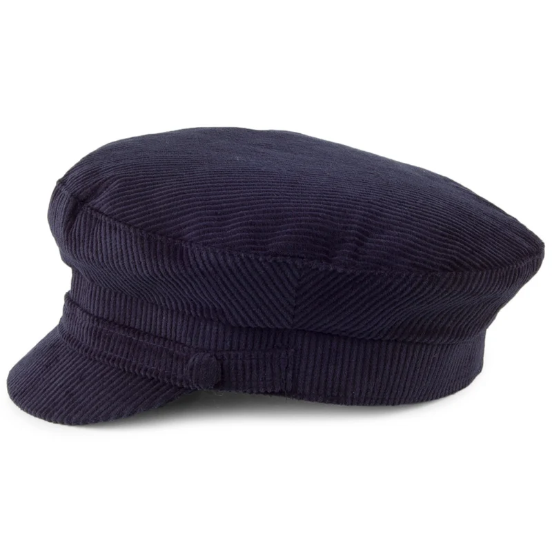 Casquette de Marin en Velours Côtelé Mariner bleu marine FAILSWORTH