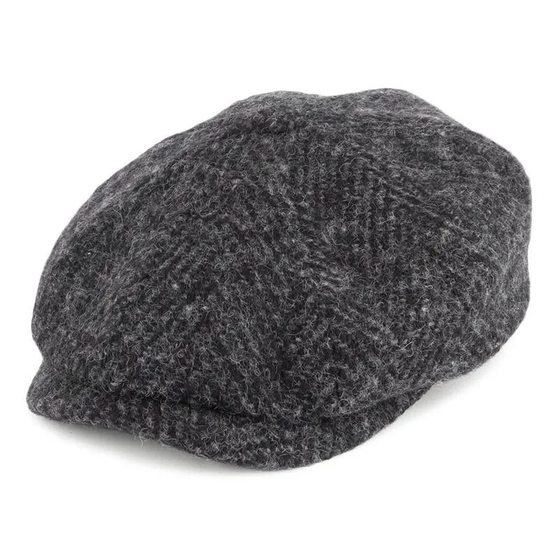 Casquette Gavroche en Laine Hatteras gris foncé STETSON