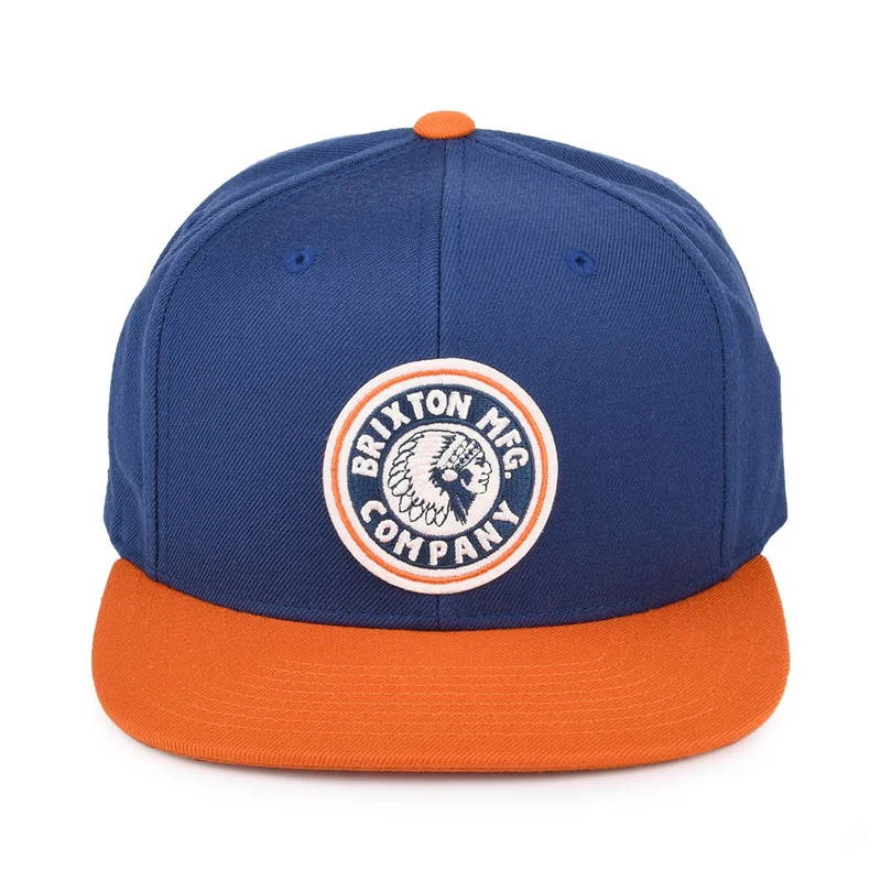 Casquette Snapback Rival MP bleu-ocre BRIXTON